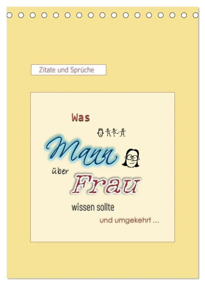 Cover: 9783435928590 | Was Mann über Frau wissen sollte und umgekehrt ... (Tischkalender...