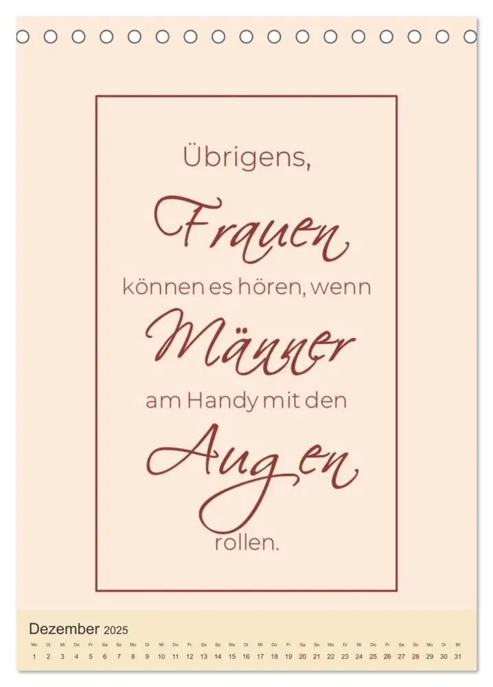 Bild: 9783435928590 | Was Mann über Frau wissen sollte und umgekehrt ... (Tischkalender...