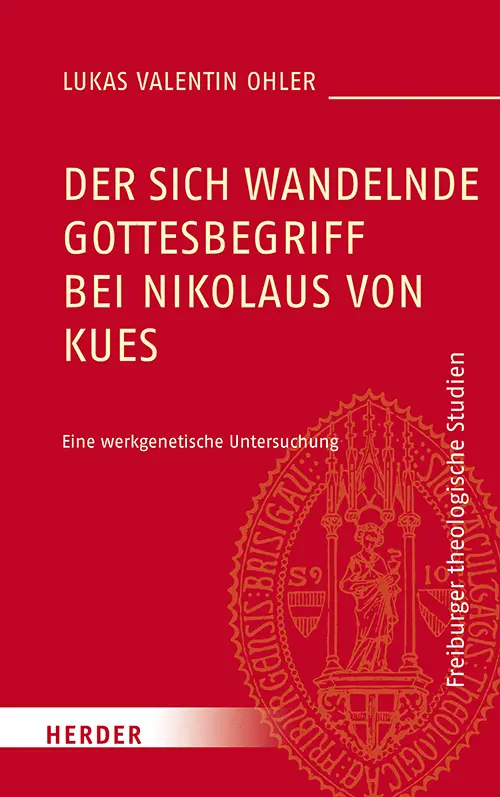 Cover: 9783451388590 | Der sich wandelnde Gottesbegriff bei Nikolaus von Kues | Ohler | Buch
