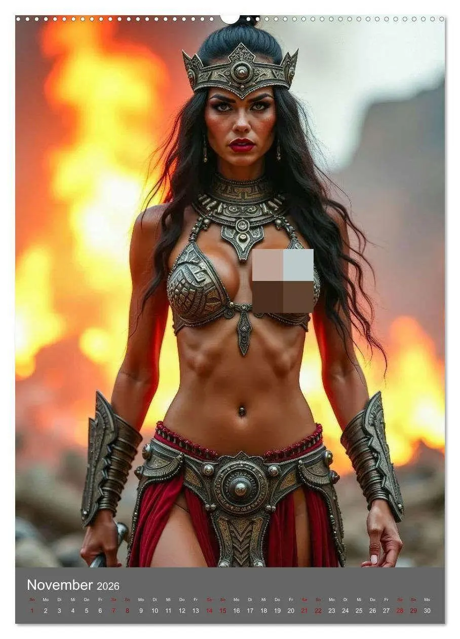 Bild: 9783516658590 | Wunderschöne Amazonen (Wandkalender 2026 DIN A2 hoch), CALVENDO...