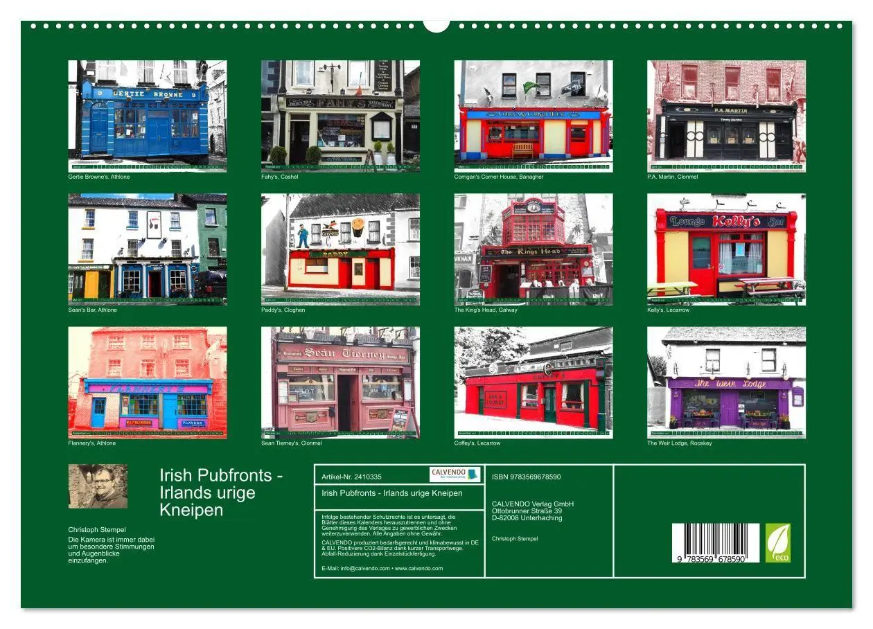 Bild: 9783569678590 | Irish Pubfronts - Irlands urige Kneipen (hochwertiger Premium...
