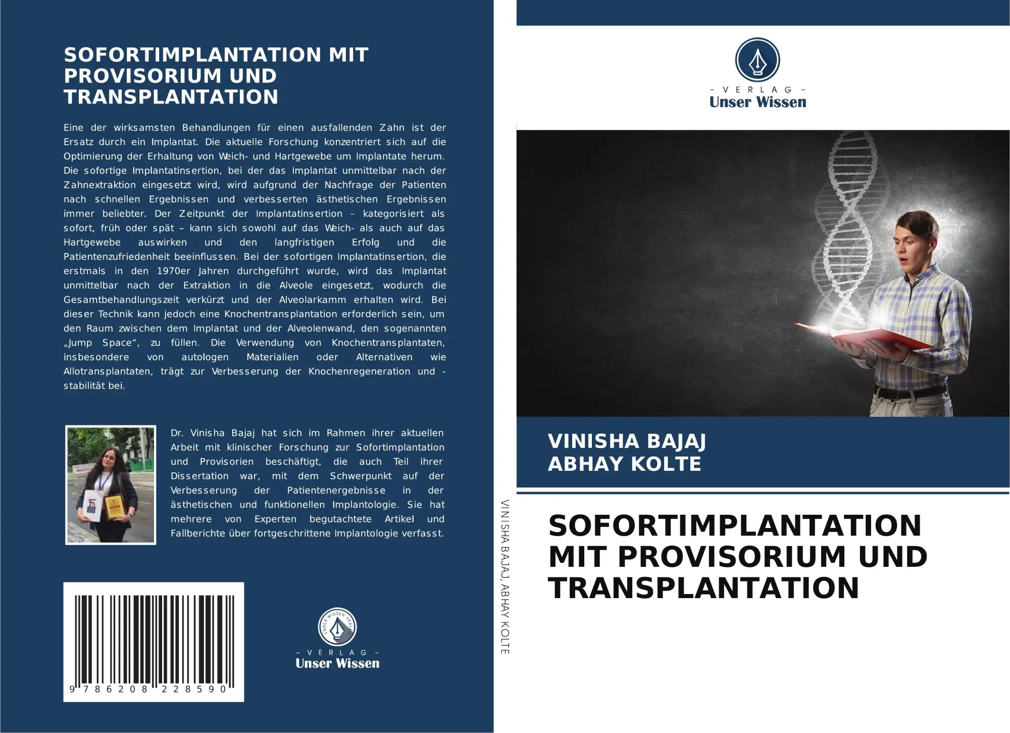 Cover: 9786208228590 | SOFORTIMPLANTATION MIT PROVISORIUM UND TRANSPLANTATION | Bajaj (u. a.)