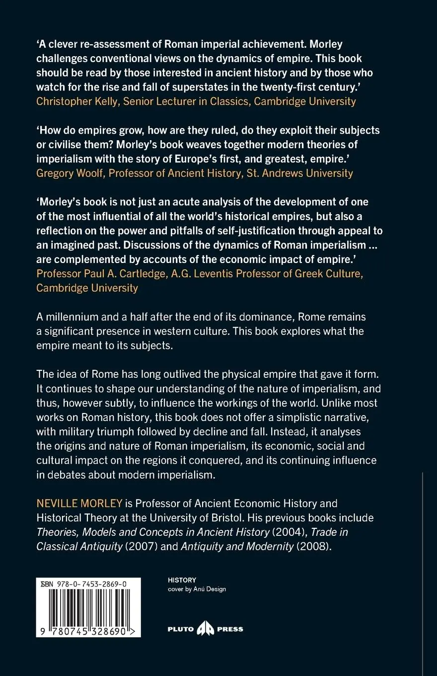 Rückseite: 9780745328690 | The Roman Empire | Roots Of Imperialism | Neville Morley | Taschenbuch