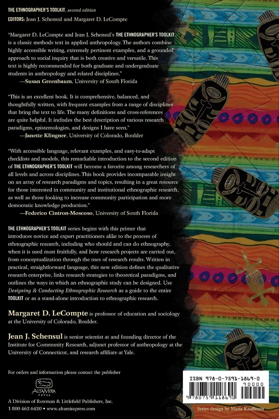 Rückseite: 9780759118690 | Designing and Conducting Ethnographic Research | An Introduction
