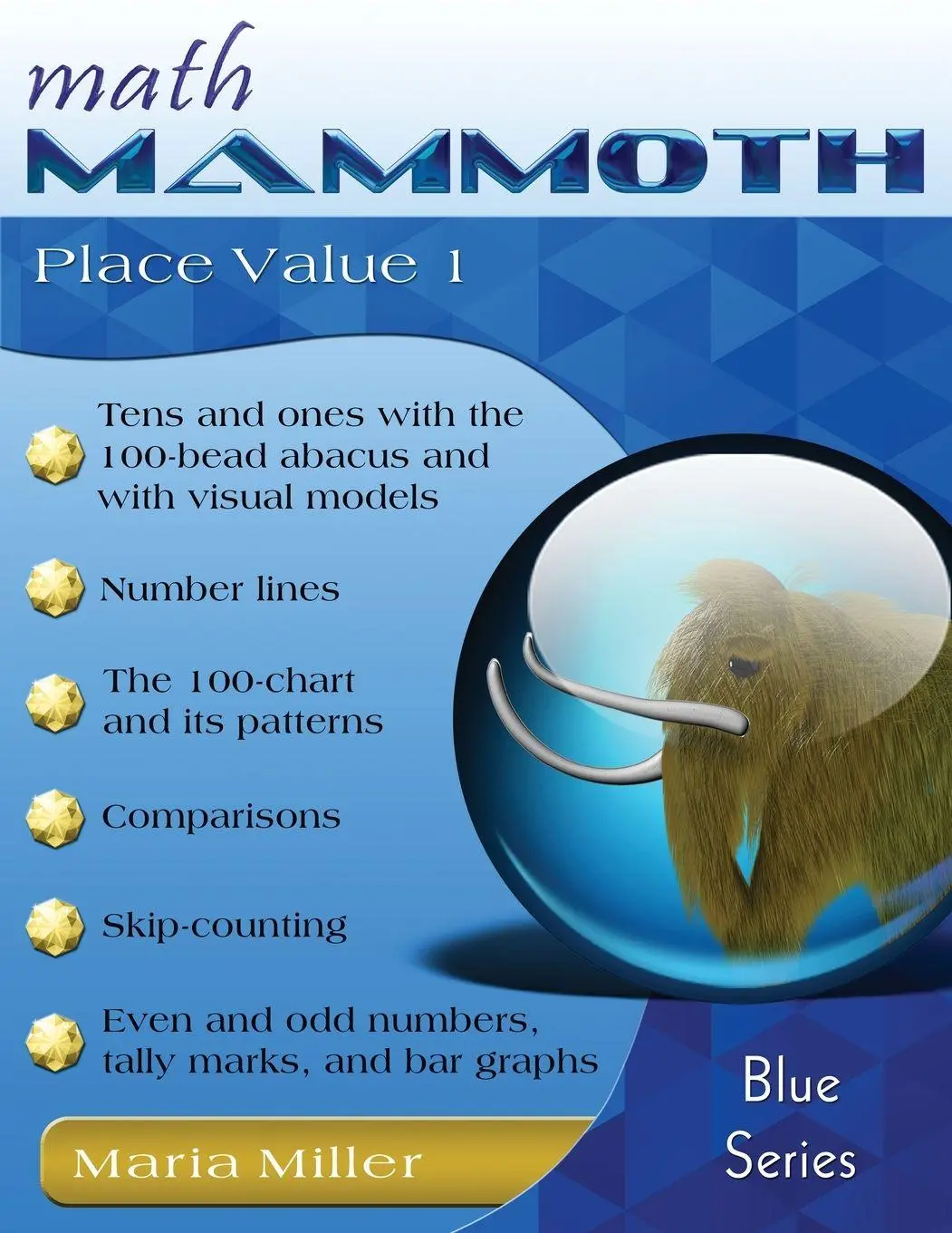 Cover: 9781954358690 | Math Mammoth Place Value 1 | Maria Miller | Taschenbuch | Englisch
