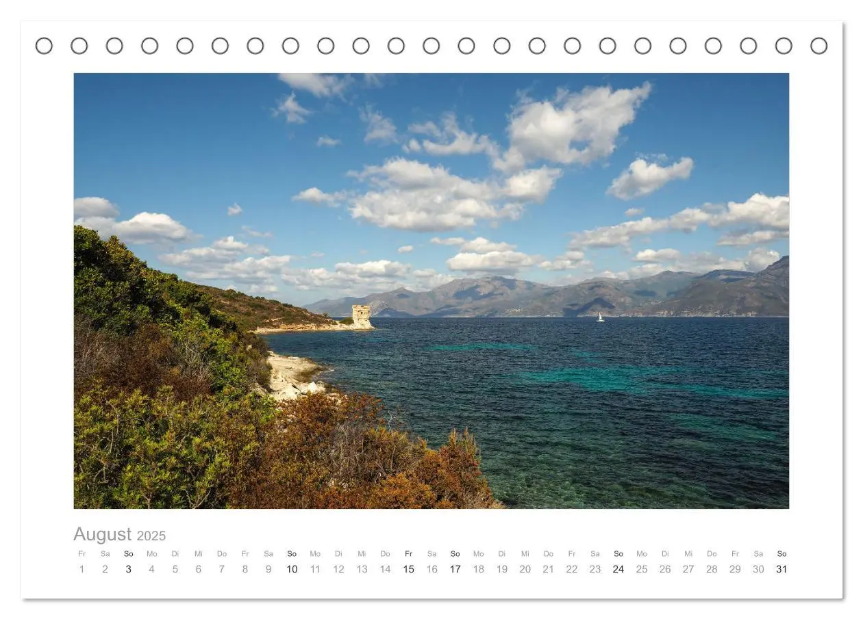 Bild: 9783383998690 | unterwegs auf Korsika (Tischkalender 2025 DIN A5 quer), CALVENDO...