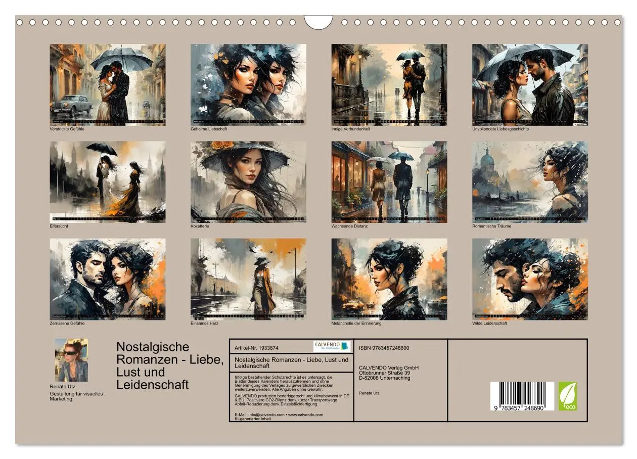 Bild: 9783457248690 | Nostalgische Romanzen - Liebe, Lust und Leidenschaft (Wandkalender...