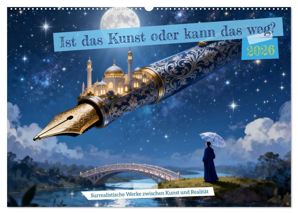 Cover: 9783516718690 | Ist das Kunst oder kann das weg? (Wandkalender 2026 DIN A2 quer),...