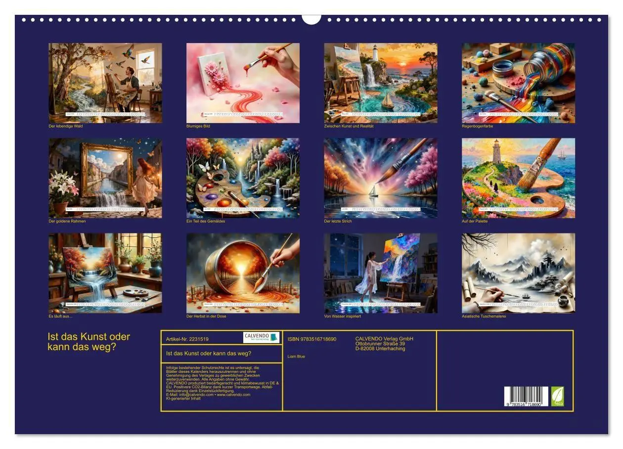 Bild: 9783516718690 | Ist das Kunst oder kann das weg? (Wandkalender 2026 DIN A2 quer),...