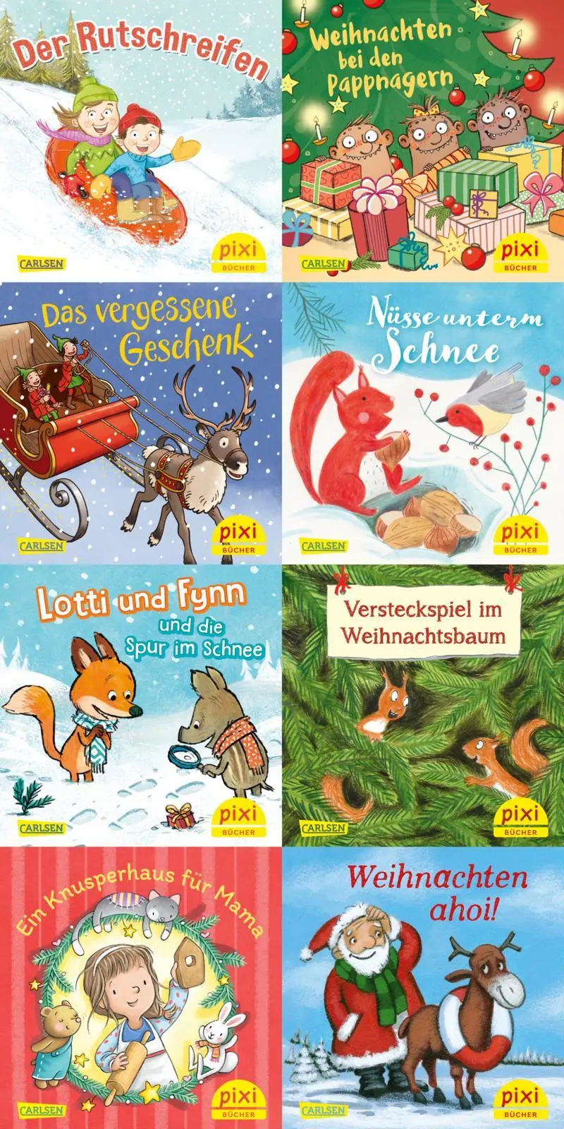 diverse: Pixi-Weihnachts-Box 39: Pixis Weihnachtsgeschenke (8 x 8 Exemplare)