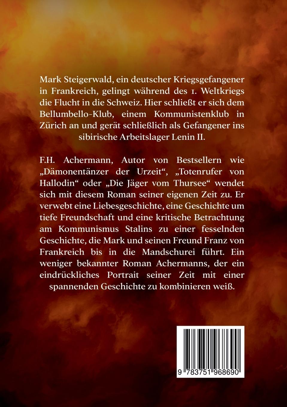 Rückseite: 9783751968690 | Rauschgas | Roman aus zwei Welten | F. H. Achermann | Taschenbuch
