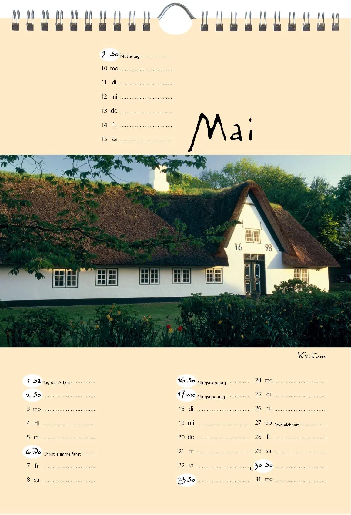 Bild: 9783944498690 | Sylt-die Insel 2027 A4 Kalender | Gernot Westendorf | Kalender | 2027