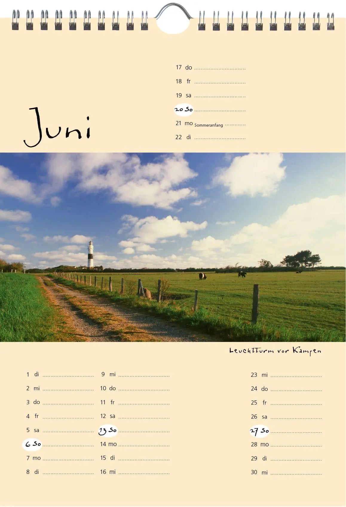 Bild: 9783944498690 | Sylt-die Insel 2027 A4 Kalender | Gernot Westendorf | Kalender | 2027
