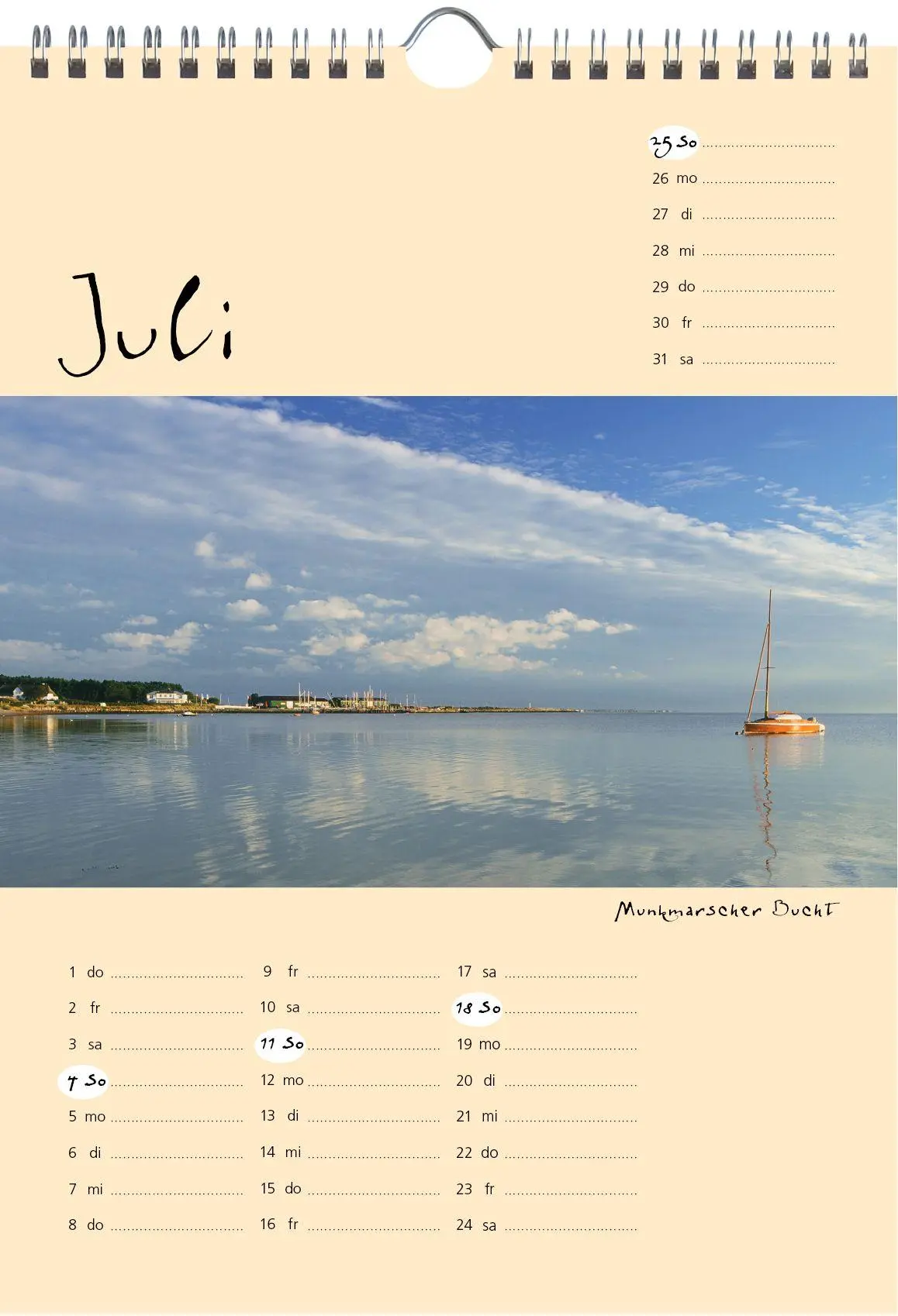 Bild: 9783944498690 | Sylt-die Insel 2027 A4 Kalender | Gernot Westendorf | Kalender | 2027