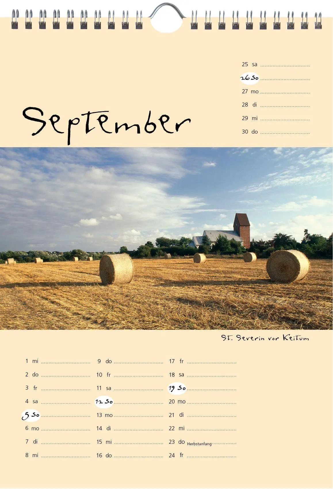 Bild: 9783944498690 | Sylt-die Insel 2027 A4 Kalender | Gernot Westendorf | Kalender | 2027