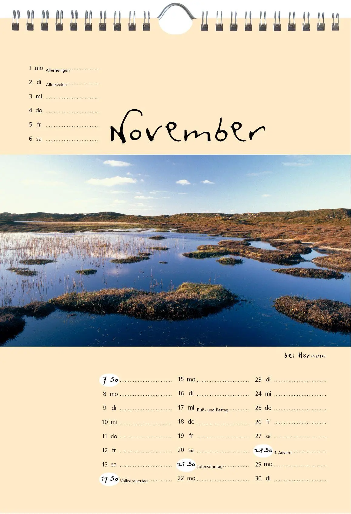 Bild: 9783944498690 | Sylt-die Insel 2027 A4 Kalender | Gernot Westendorf | Kalender | 2027