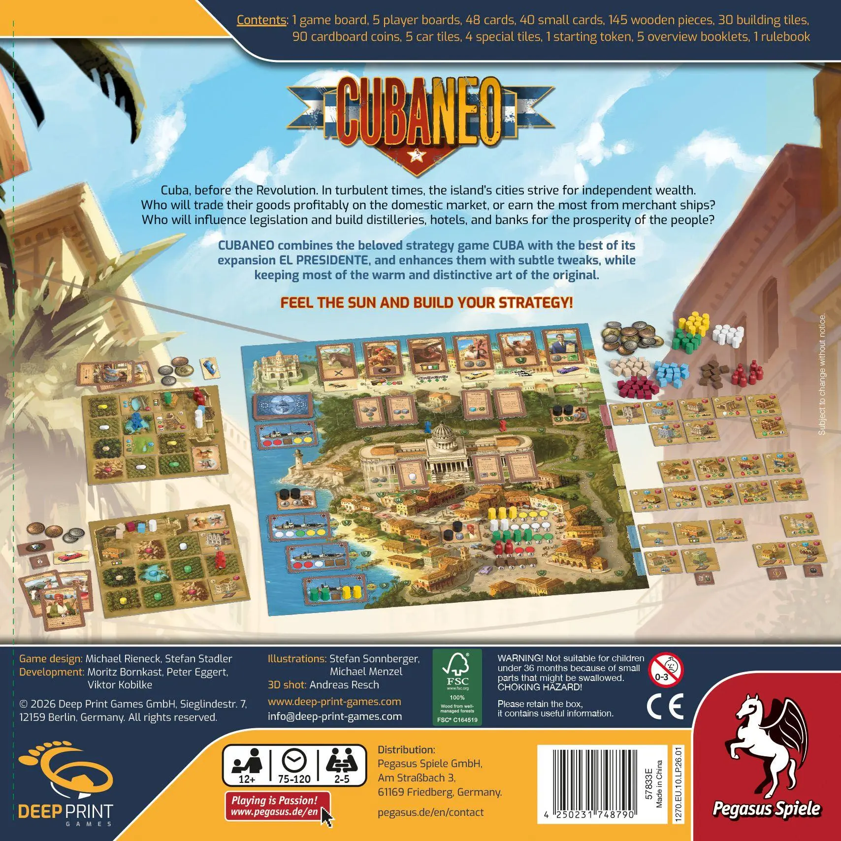 Bild: 4250231748790 | Cubaneo (Deep Print Games) (English Edition) | Spiel | 57833E | 2026