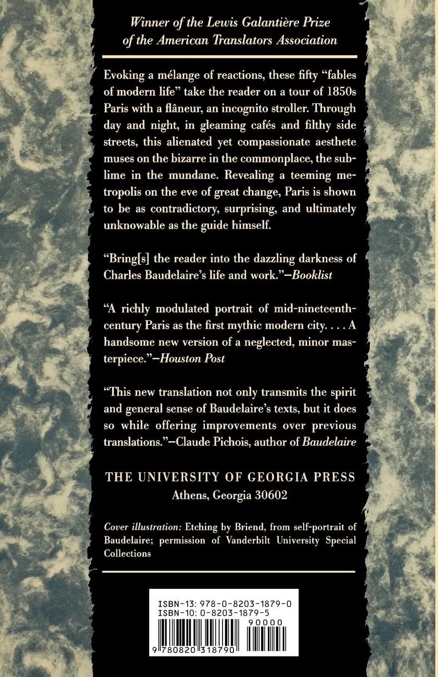 Rückseite: 9780820318790 | The Parisian Prowler, 2nd Ed. | Charles Baudelaire | Taschenbuch