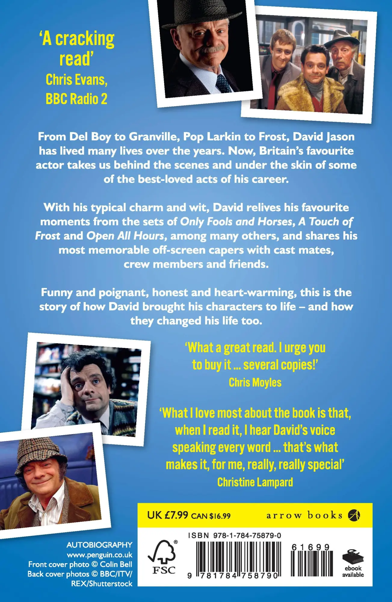 Rückseite: 9781784758790 | Only Fools and Stories | David Jason | Taschenbuch | Englisch | 2018