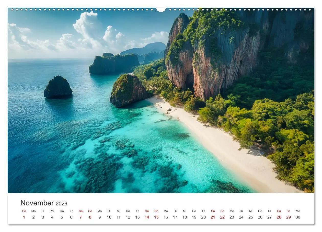 Bild: 9783457308790 | Sehnsucht nach dem Paradies - Tropische Inselträume (Wandkalender...