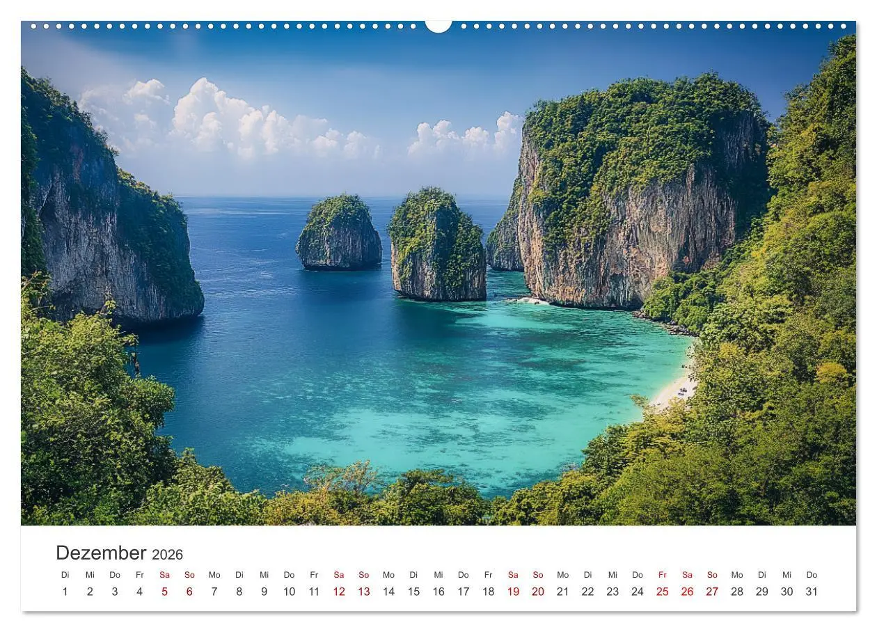 Bild: 9783457308790 | Sehnsucht nach dem Paradies - Tropische Inselträume (Wandkalender...