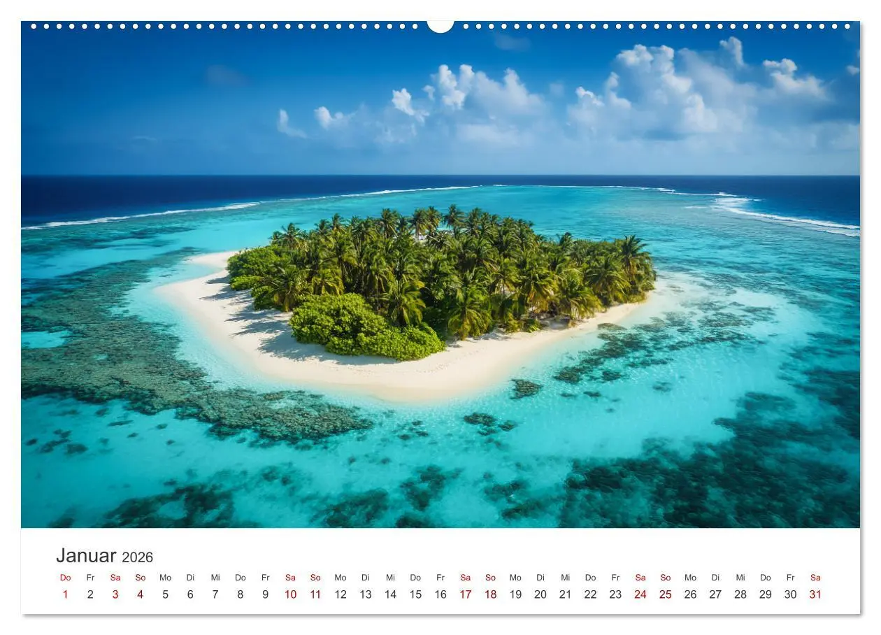 Bild: 9783457308790 | Sehnsucht nach dem Paradies - Tropische Inselträume (Wandkalender...