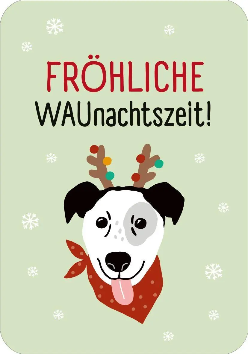 Bild: 9783845868790 | Fröhliche Waunachten | 24 Gute-Laune-Kärtchen für die Adventszeit
