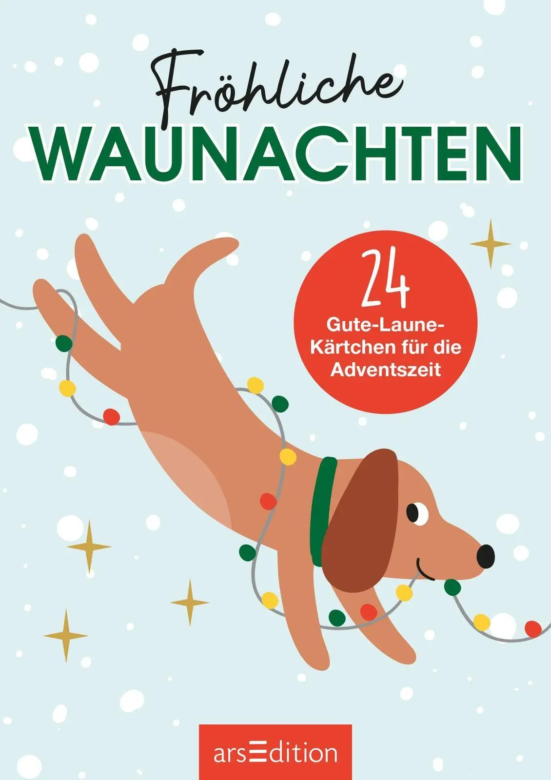 Bild: 9783845868790 | Fröhliche Waunachten | 24 Gute-Laune-Kärtchen für die Adventszeit