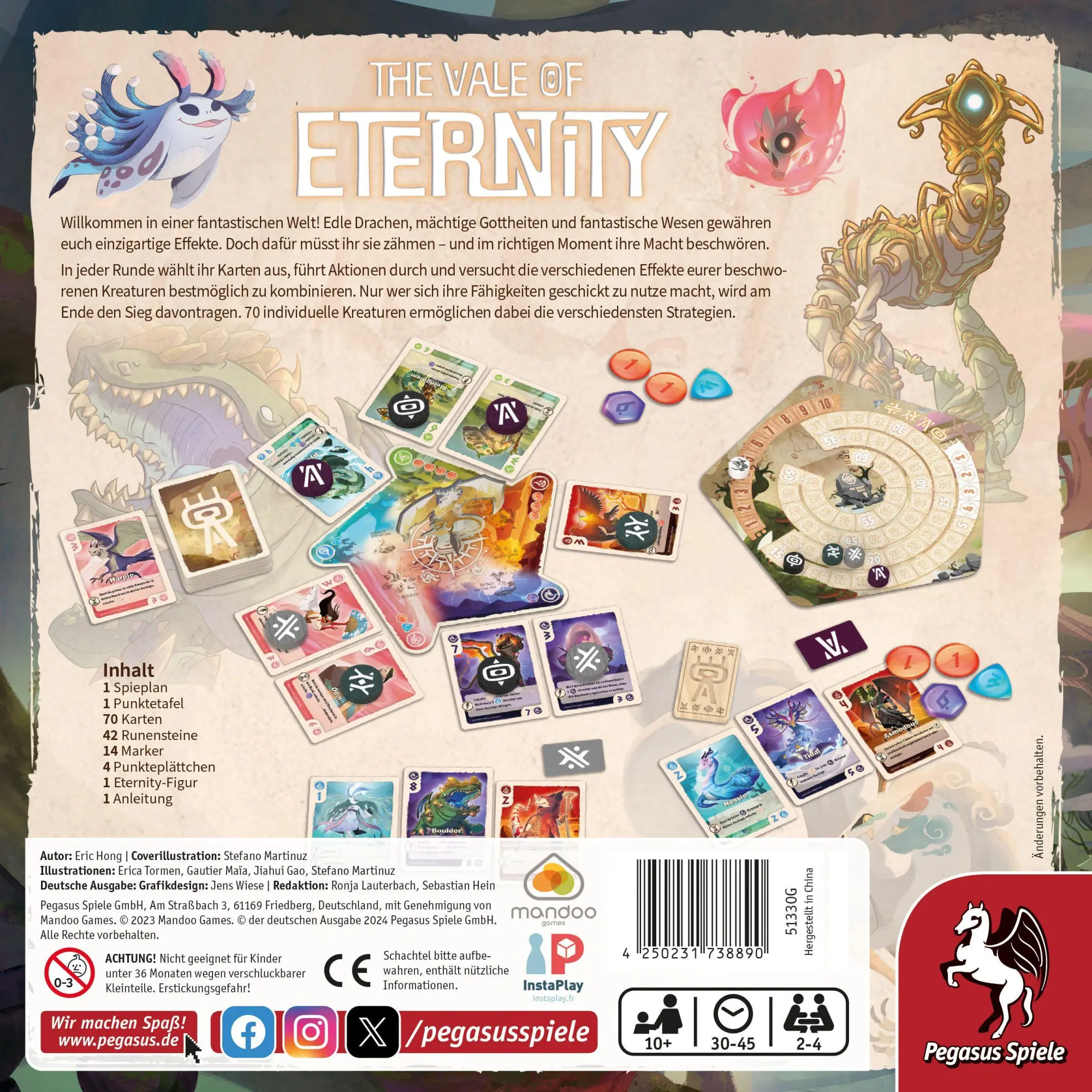 Bild: 4250231738890 | The Vale of Eternity | Eric Hong | Spiel | 51330G | Deutsch | 2024