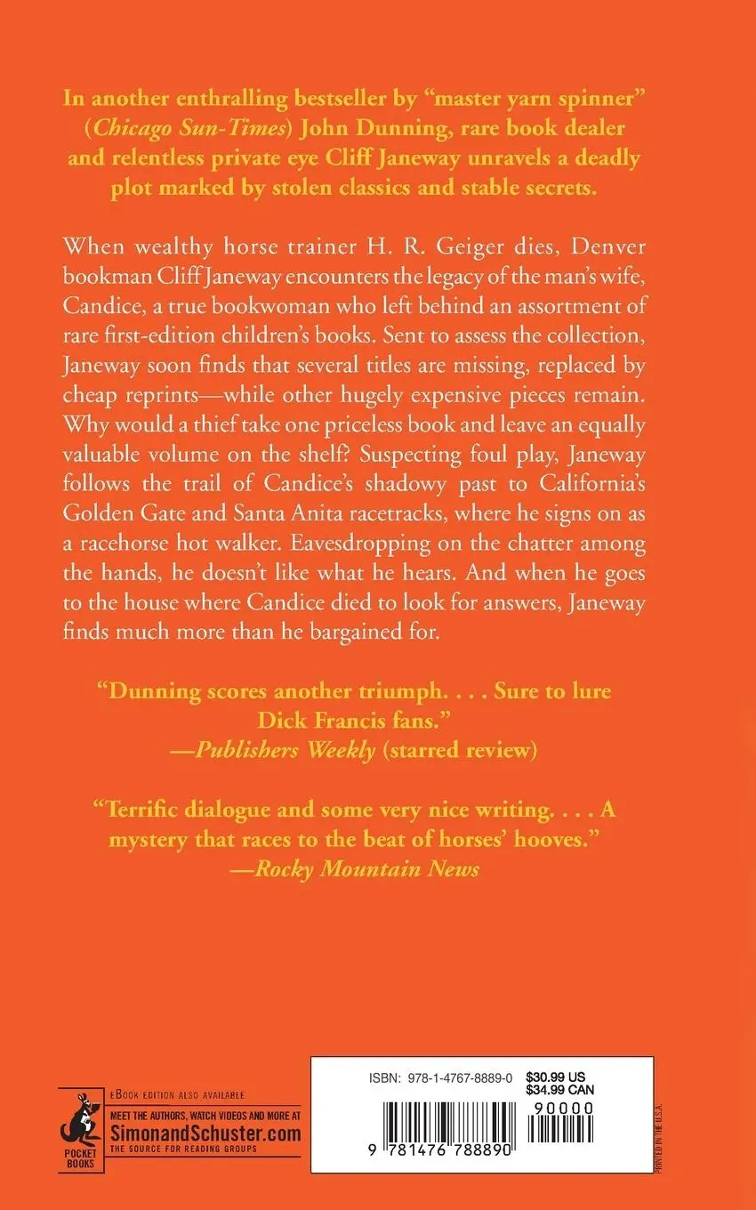 Rückseite: 9781476788890 | Bookwoman's Last Fling | John Dunning | Taschenbuch | Englisch | 2014