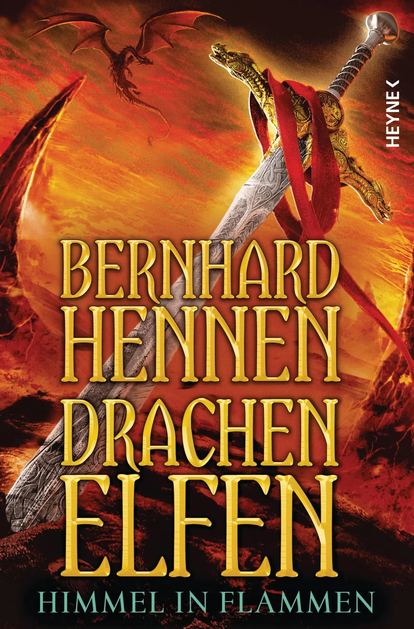 Cover: 9783453268890 | Drachenelfen 05 - Himmel in Flammen | Drachenelfen - Roman | Hennen