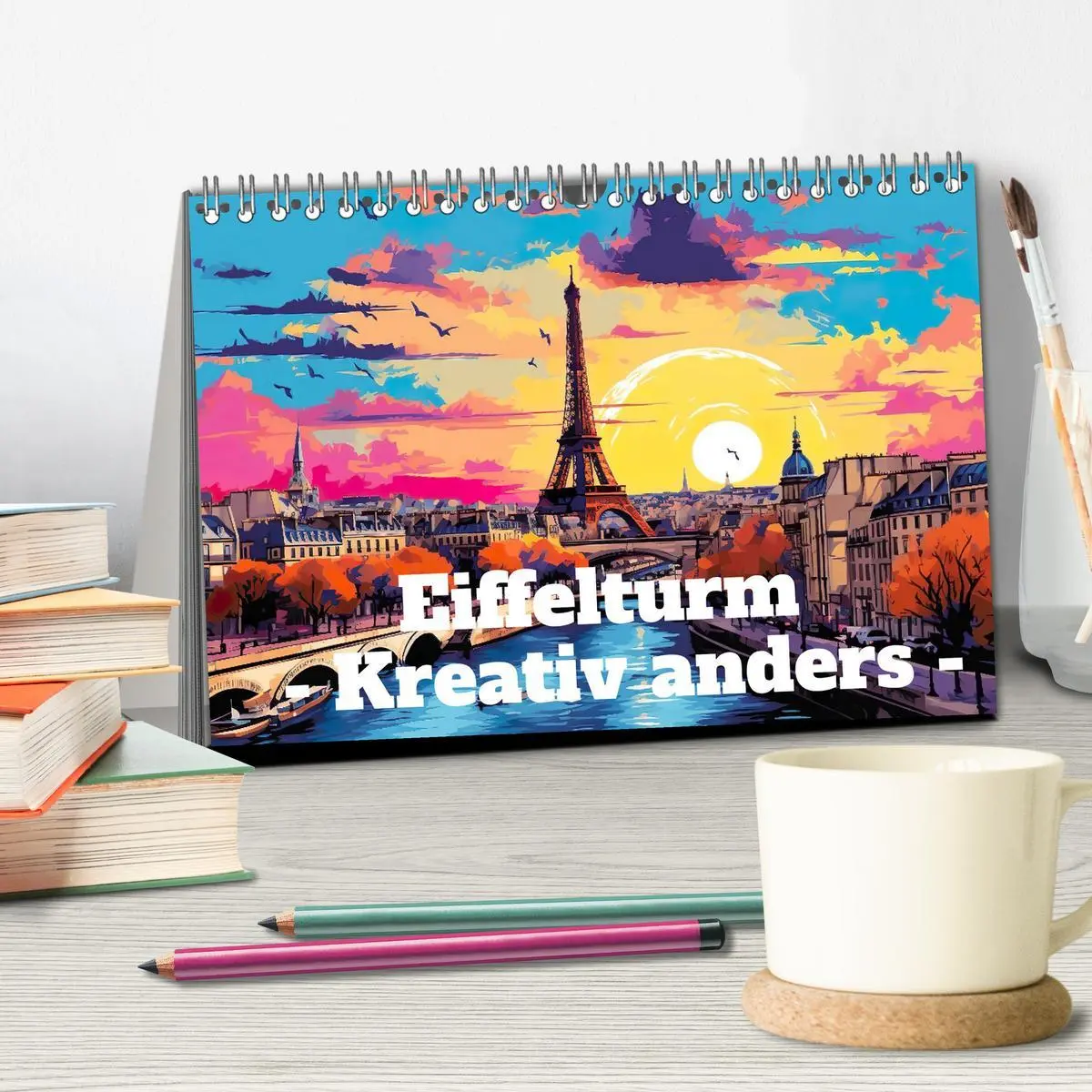 Bild: 9783457398890 | Eiffelturm: Kreativ anders (Tischkalender 2026 DIN A5 quer),...