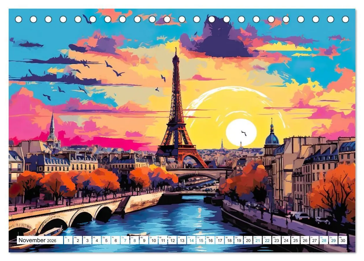 Bild: 9783457398890 | Eiffelturm: Kreativ anders (Tischkalender 2026 DIN A5 quer),...
