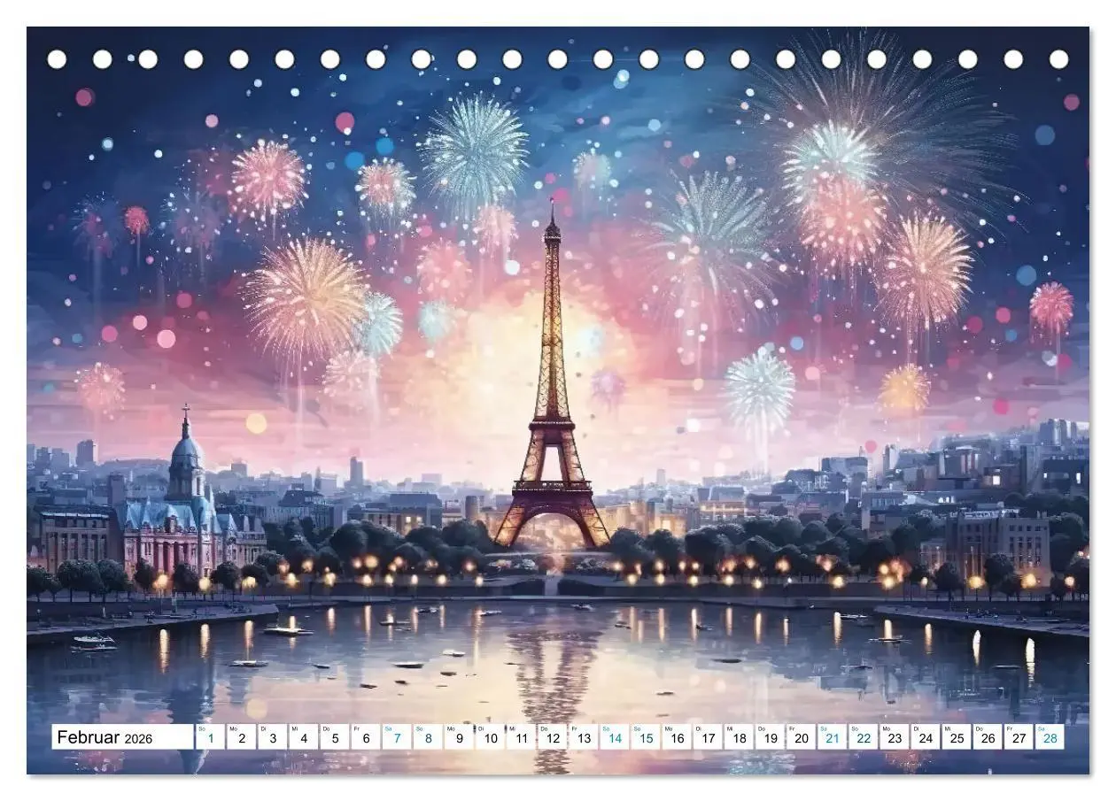 Bild: 9783457398890 | Eiffelturm: Kreativ anders (Tischkalender 2026 DIN A5 quer),...