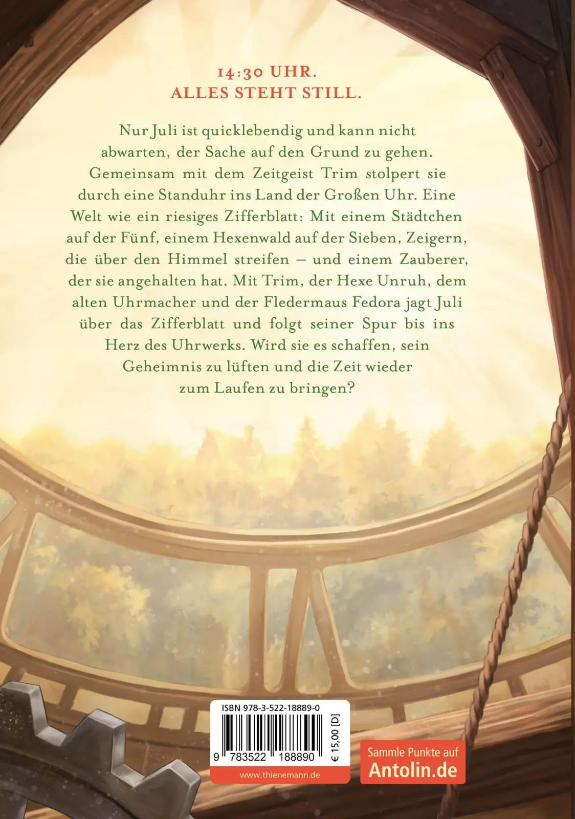 Rückseite: 9783522188890 | Juli im Land der Zeitgeister | Wieland Freund | Buch | 224 S. | 2026