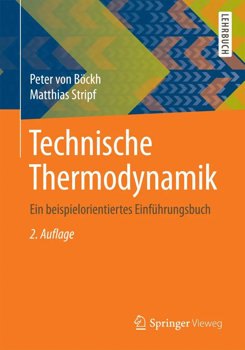 Cover: 9783662468890 | Technische Thermodynamik | Ein beispielorientiertes Einführungsbuch