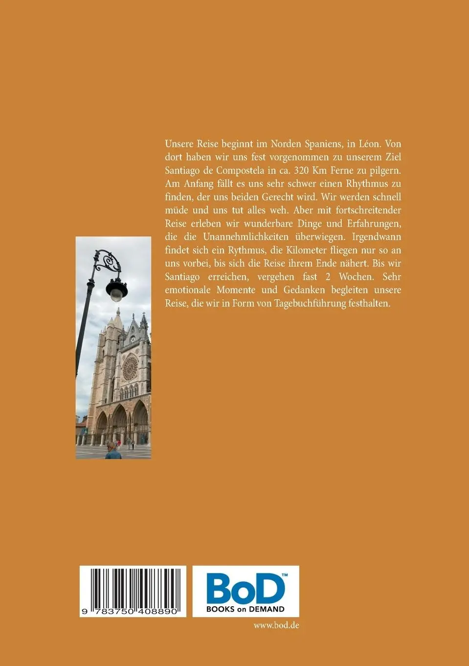 Rückseite: 9783750408890 | Bequem kann jeder | Mein Jakobsweg | Lukas Alexander Brust | Buch