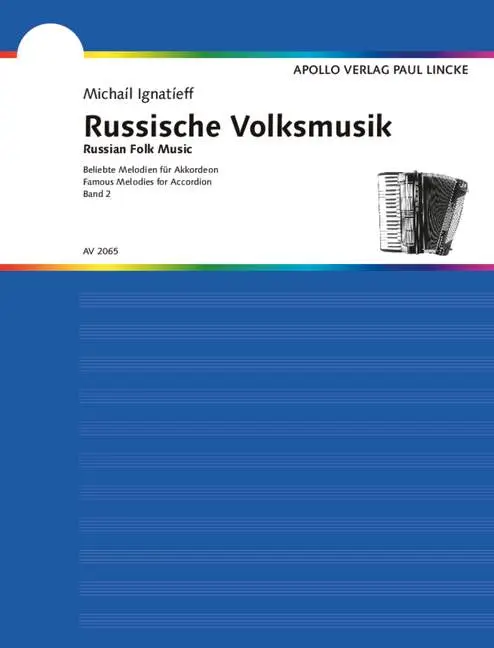 Cover: 9790203908890 | Russische Volksmusik 2 | Buch | Apollo Verlag | EAN 9790203908890