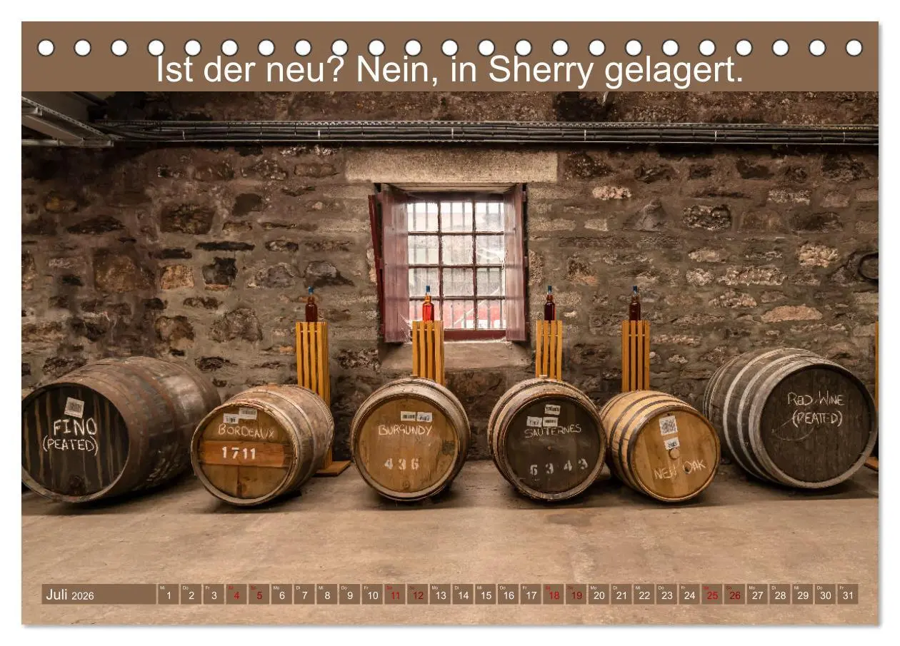 Bild: 9783457388990 | Witzige Whisky-Werbeslogans (Tischkalender 2026 DIN A5 quer),...