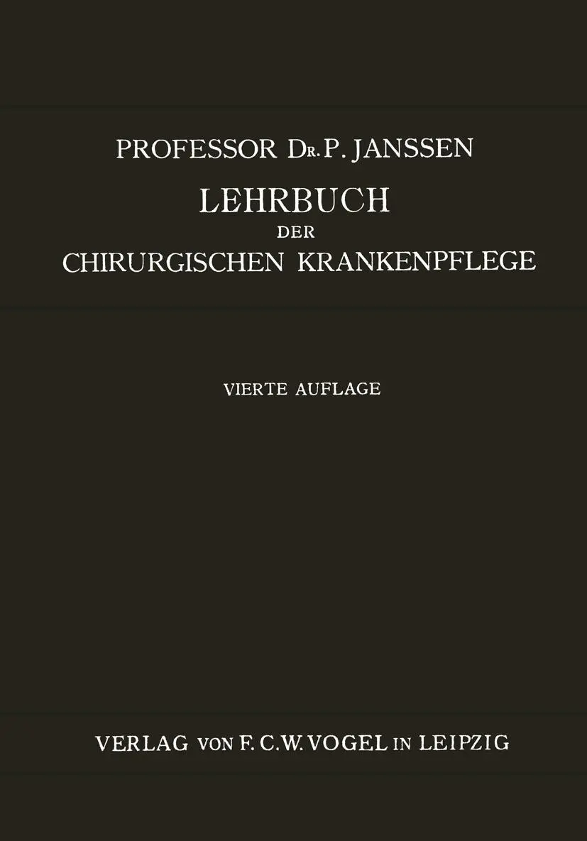 Cover: 9783642898990 | Lehrbuch der Chirurgischen Krankenpflege | P. Janssen | Taschenbuch