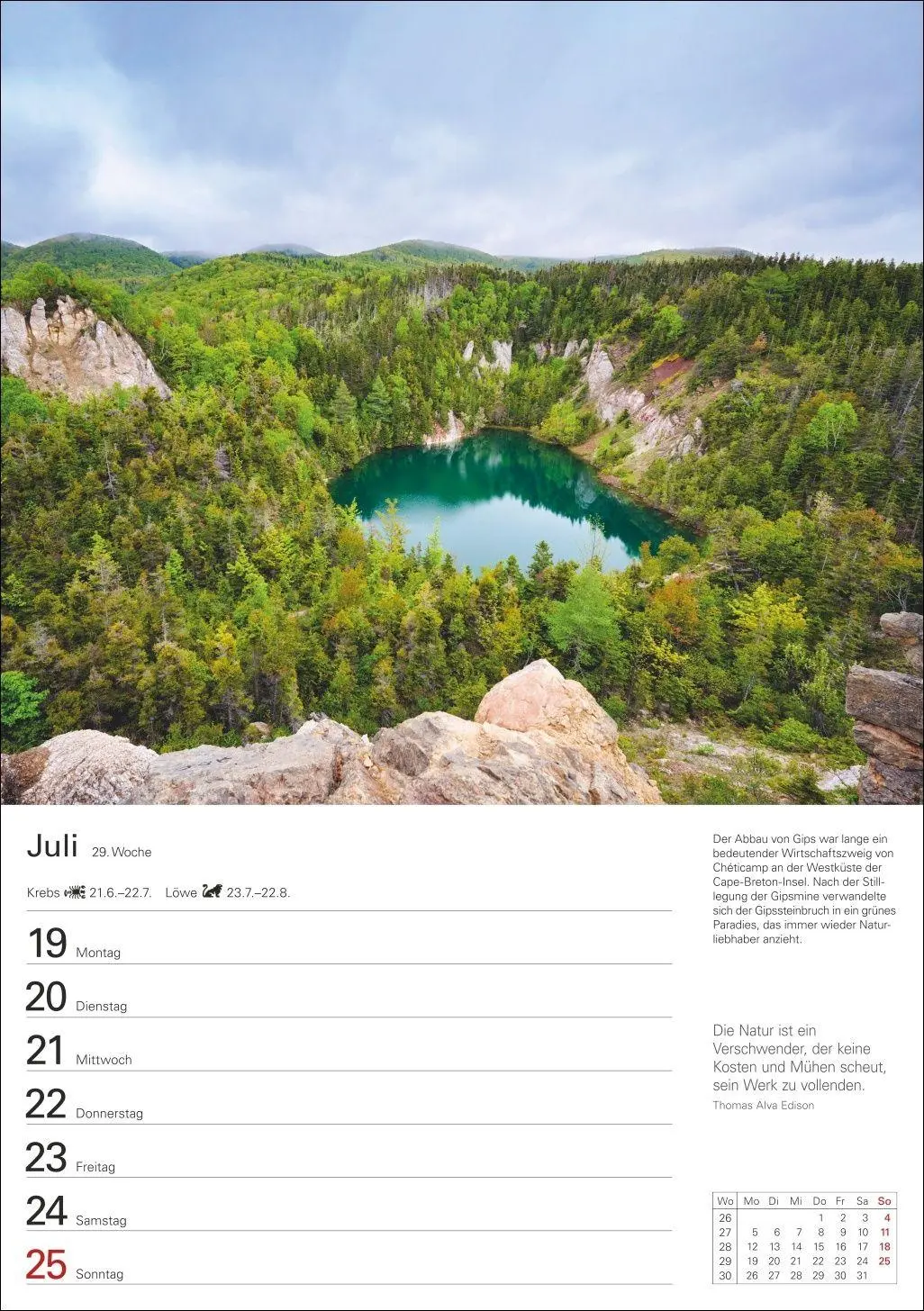 Bild: 9783840038990 | Kanada Wochenplaner 2027 - Eine Reise in 53 Bildern | Ulrike Issel