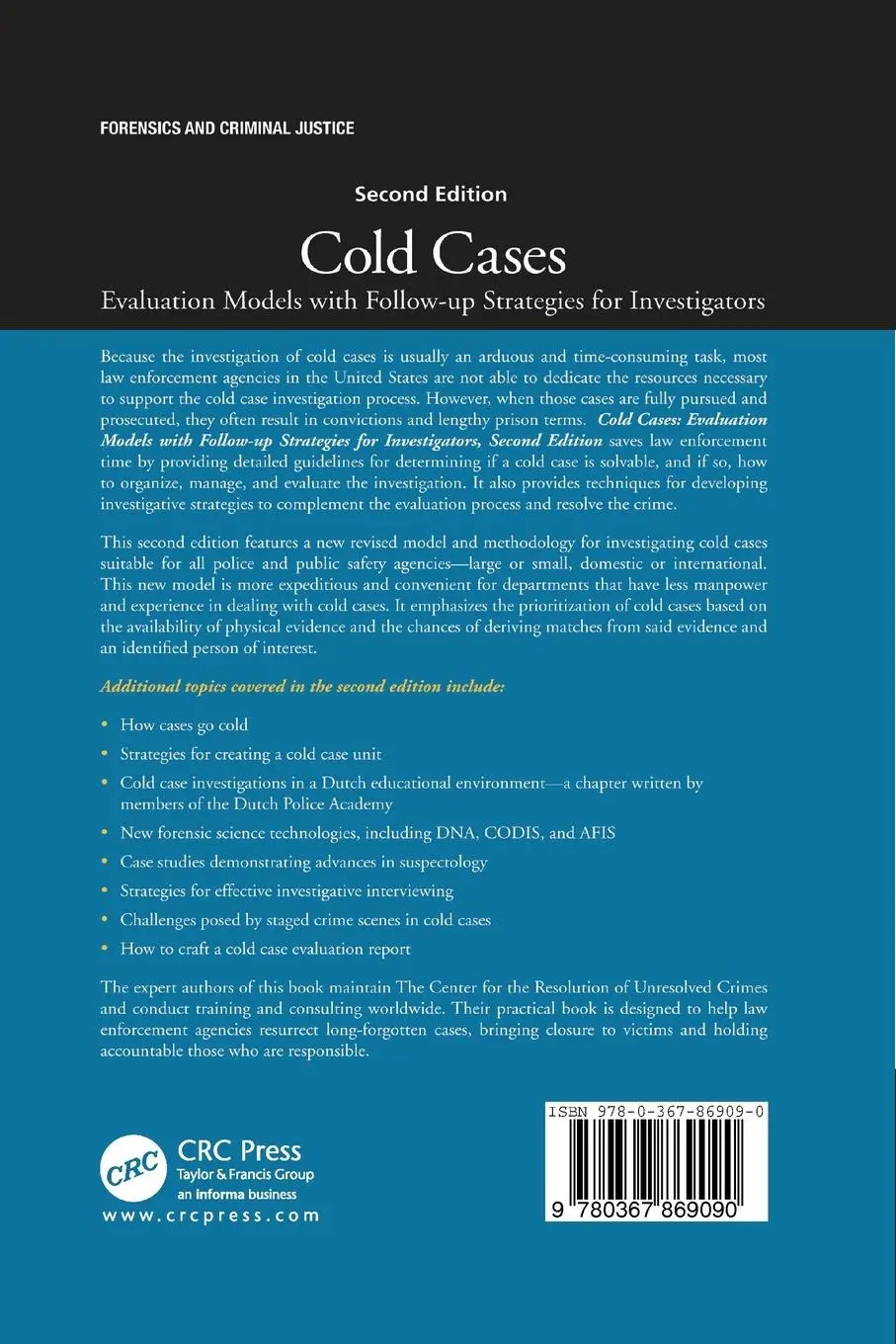 Rückseite: 9780367869090 | Cold Cases | James M. Adcock (u. a.) | Taschenbuch | Englisch | 2019