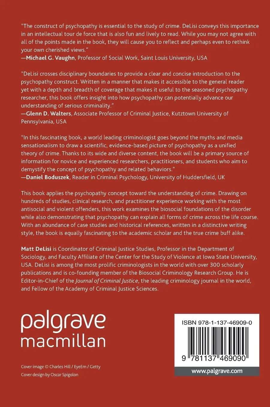 Rückseite: 9781137469090 | Psychopathy as Unified Theory of Crime | Matt Delisi | Buch | vii