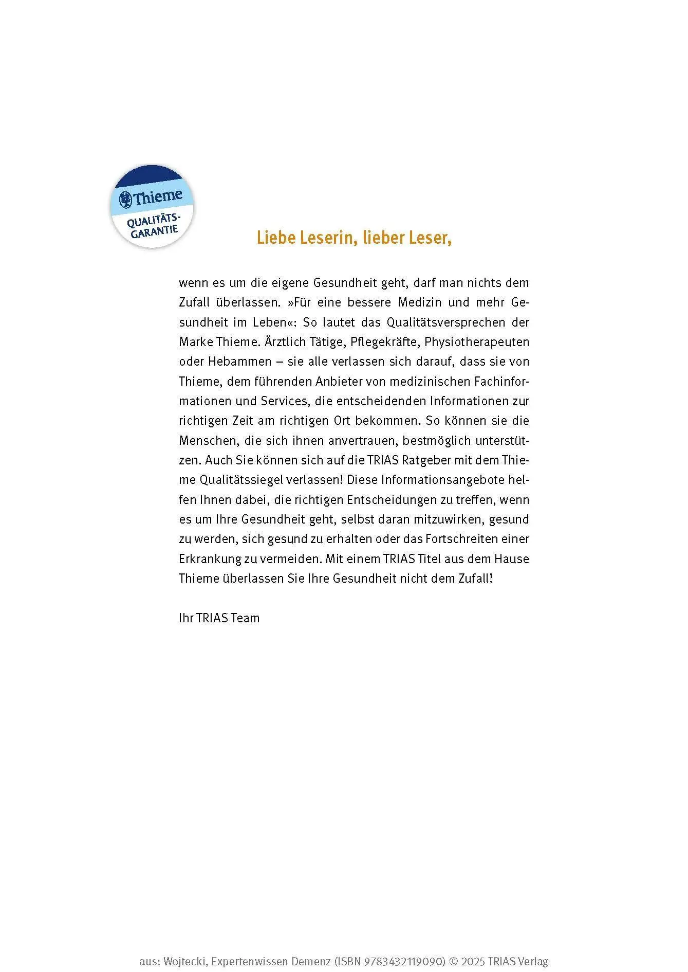 Bild: 9783432119090 | Expertenwissen: Demenz | Lars Wojtecki (u. a.) | Taschenbuch | 160 S.