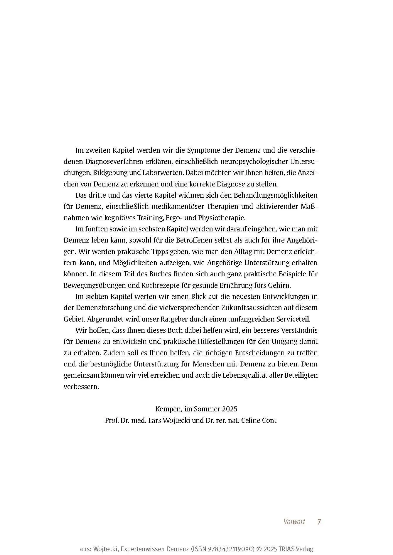 Bild: 9783432119090 | Expertenwissen: Demenz | Lars Wojtecki (u. a.) | Taschenbuch | 160 S.