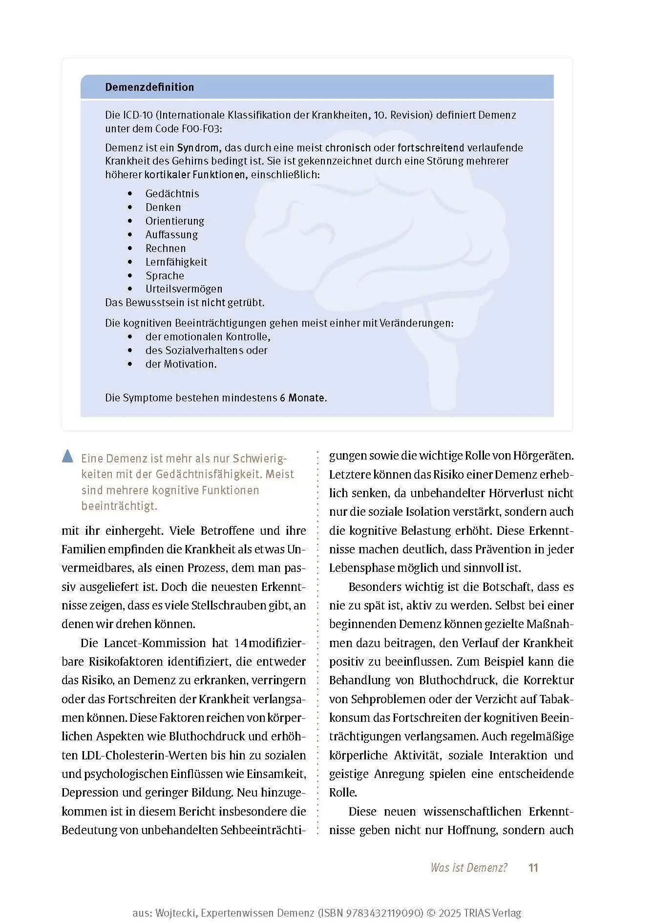 Bild: 9783432119090 | Expertenwissen: Demenz | Lars Wojtecki (u. a.) | Taschenbuch | 160 S.