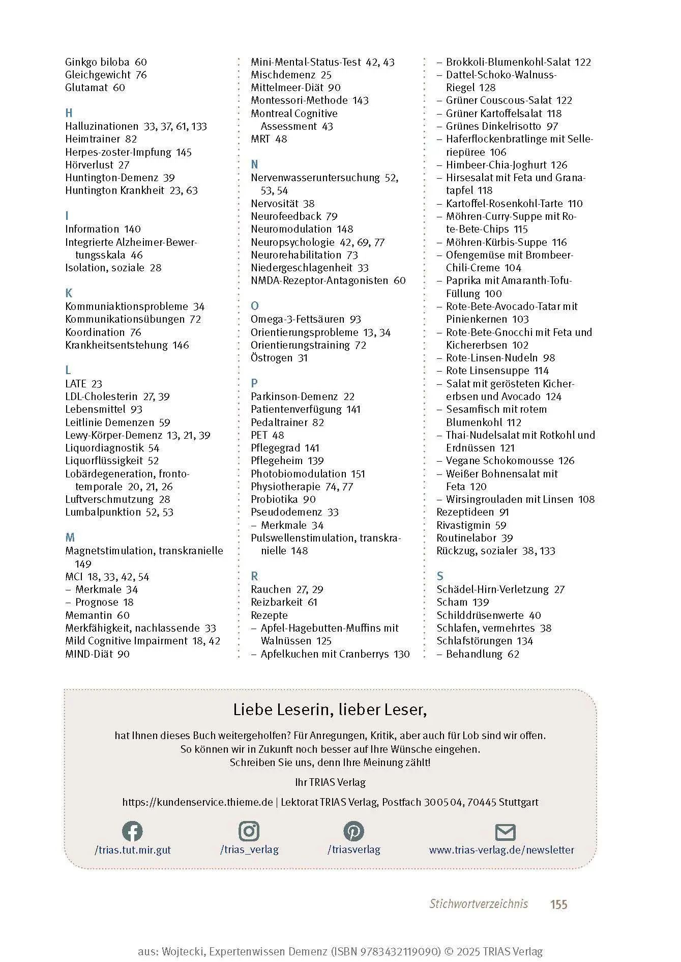 Bild: 9783432119090 | Expertenwissen: Demenz | Lars Wojtecki (u. a.) | Taschenbuch | 160 S.