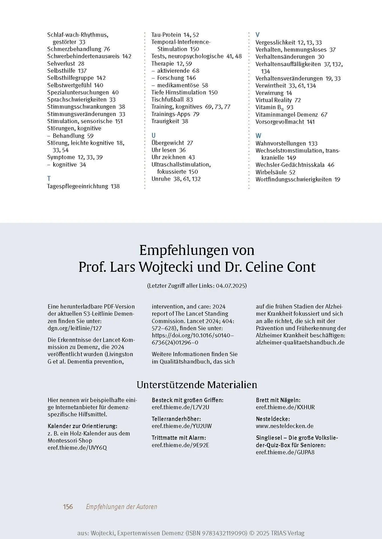 Bild: 9783432119090 | Expertenwissen: Demenz | Lars Wojtecki (u. a.) | Taschenbuch | 160 S.