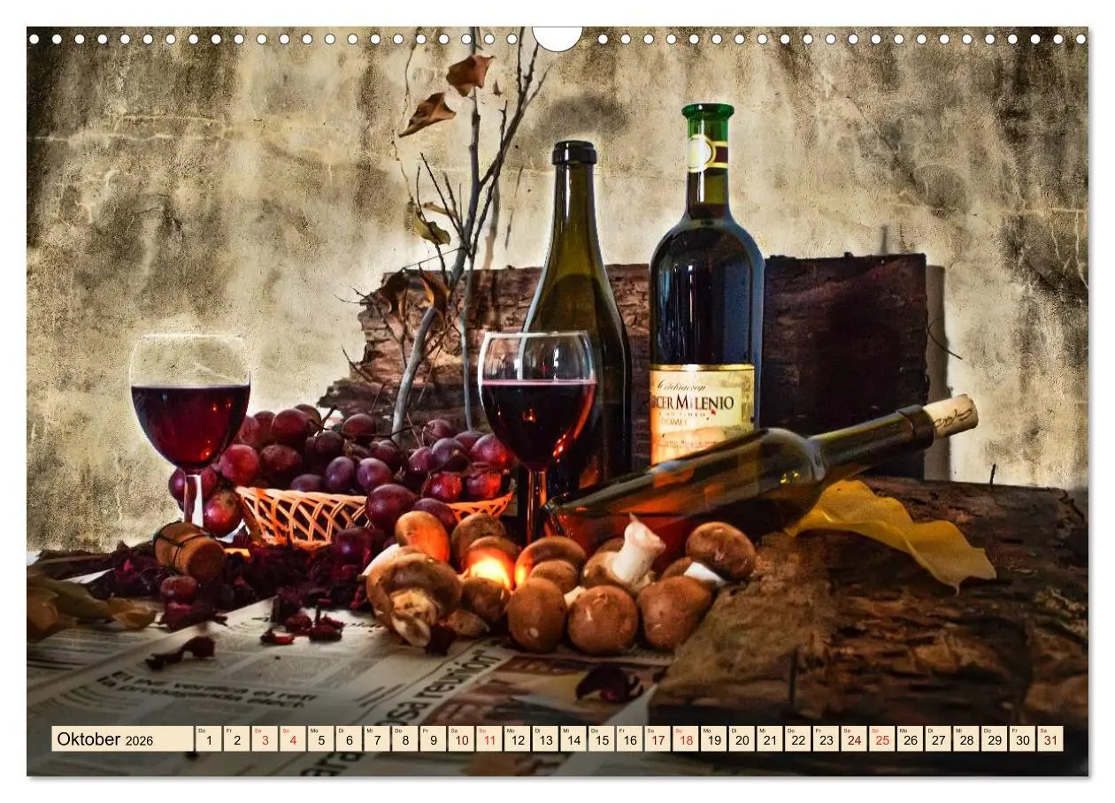 Bild: 9783457969090 | Stillleben - aber mit Stil (Wandkalender 2026 DIN A3 quer),...