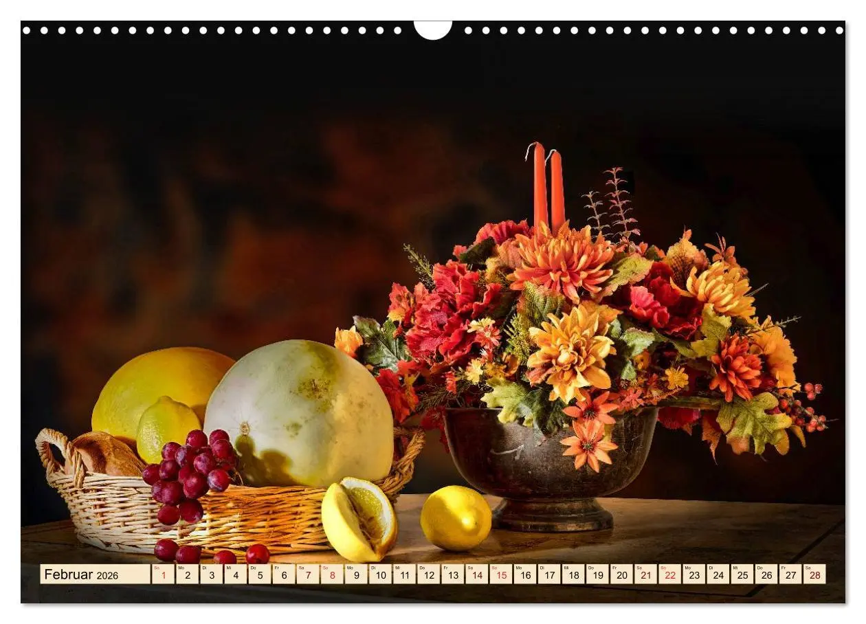 Bild: 9783457969090 | Stillleben - aber mit Stil (Wandkalender 2026 DIN A3 quer),...